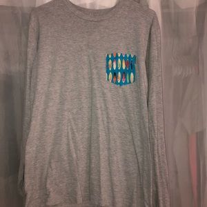 Serengetee Long Sleeve Pocket Shirt